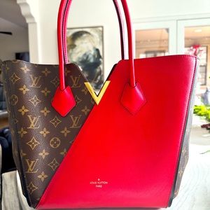This authentic LOUIS VUITTON Monogram Kimono bag in Cherry. Excellent condition